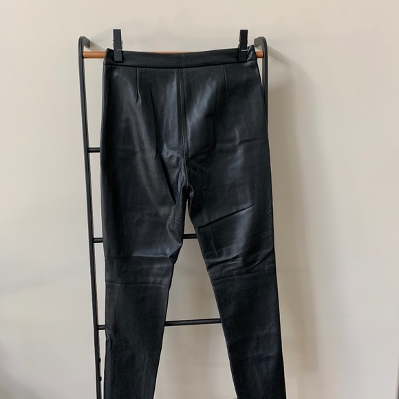 Zara Faux Leather Leggings - Picture 4 of 6
